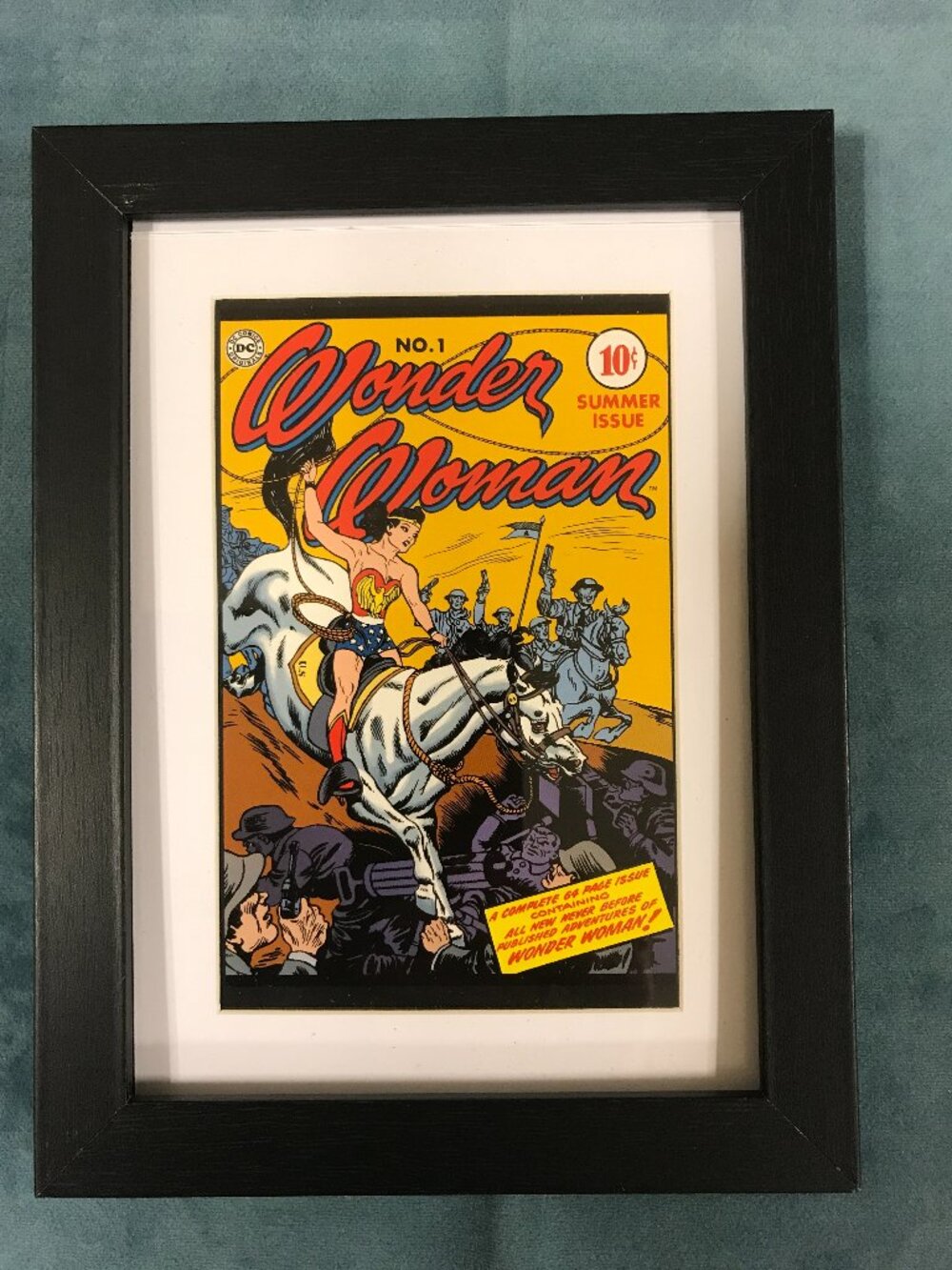YOUR CHOICE DC COMICS Framed/Matted 6”x8” Postcard Art Wonder Woman Batman Joker
